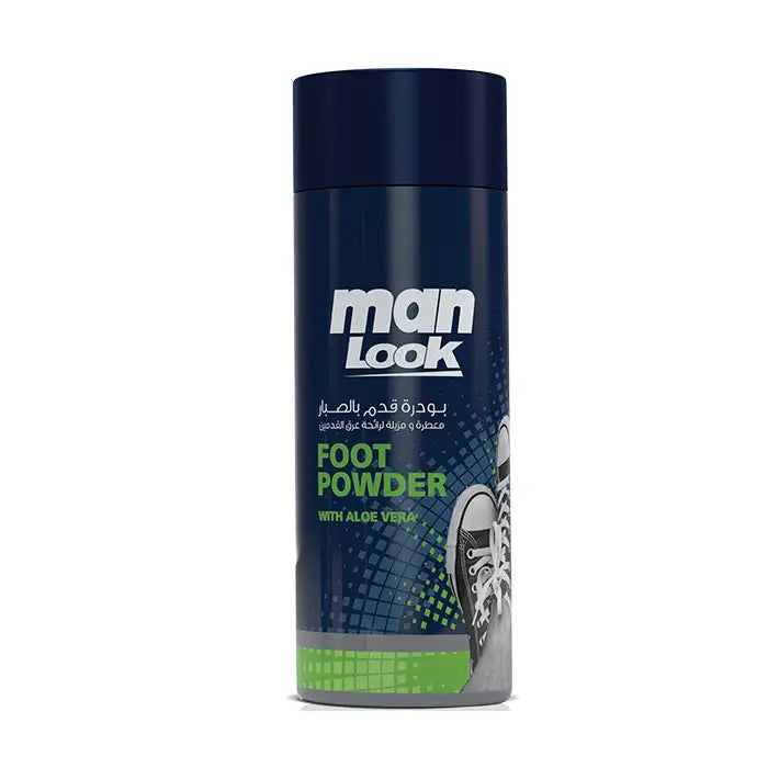 Man Look Foot Powder With Aloe Vera 50g
